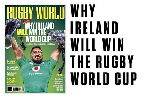 The latest issue of Rugby World backs Ireland to win World Cup