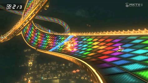 Wii U Mario Kart 8 N64 Senda Arco Iris Rainbow Road YouTube