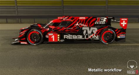 Rebellion Racing R13 LMP1 WEC Season 2018 2019 3D Model 89 3ds Dxf