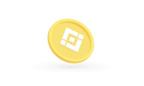 Criptomoneda De Oro Binance Sobre Fondo Blanco Moneda Bnb Sistema De