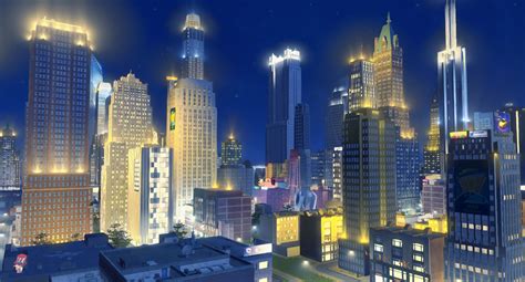 Art Deco City Skyline