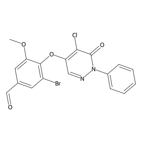 Buy 3 Bromo 4 5 Chloro 6 Oxo 1 Phenyl 1 6 Dihydropyridazin 4 Yl Oxy