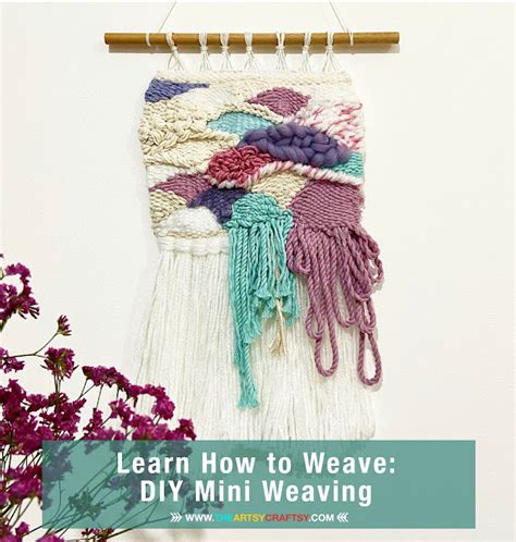 Learn How to Weave: DIY Mini Weaving Tutorial by Ana Ilyas | The Artsy ...