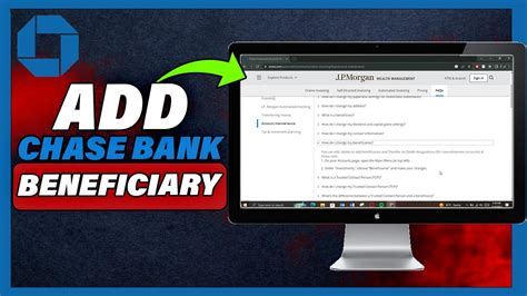 How To Add Beneficiary In Chase Bank Youtube