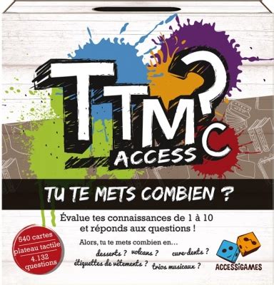 TTMC Access Tu Te Mets Combien Jeu D Ambiance Espritjeu