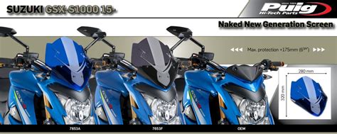 Puig Vizir Naked New Generation Suzuki Gsx S Dark Smoke