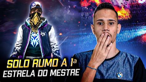 Free Fire Ao Vivosolo Ranked Insana Rumo A Primeira Estrela Do