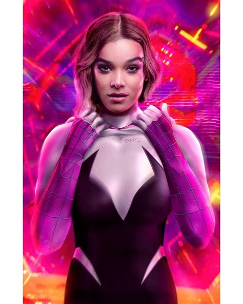 Spider Man Hailee Steinfeld Se Convierte En La Gwen Stace Live Action Gracias A Artista