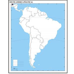 Buy South America Political Map- Clickere