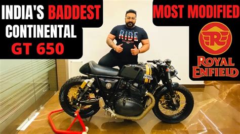 My Cafe Racers Mods Explained 😍 ️ Royal Enfield Continental Gt 650