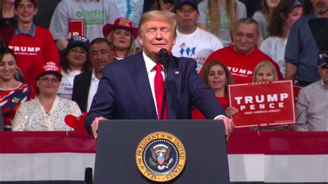 Speech Donald Trump Holds A Political Rally In Phoenix Arizona