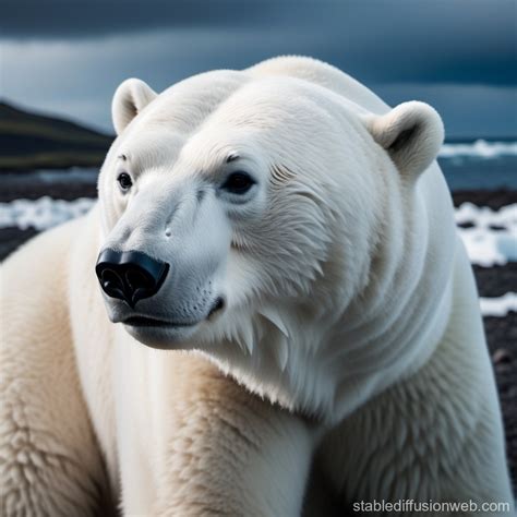 Epic Polar Bear Robot Reveal In Iceland Stable Diffusion Online