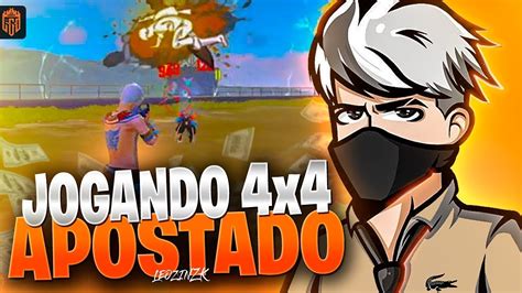 4X4 APOSTADO APOSTADO VS INSCRITOS 5 FREE FIRE AO VIVO YouTube