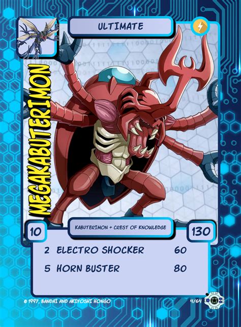 Digimon TCG 104 - MegaKabuterimon by kaufmanondemand on DeviantArt