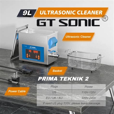 Jual Ultrasonic Cleaner 9L GT Sonic Digital Ultrasonik 9 Liter Cleaning