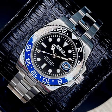 Seiko Mod Gmt Batman Men S Fashion Watches Accessories Watches On