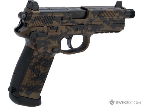 FN Herstal FNX 45 Tactical Airsoft Gas Blowback Pistol By Cybergun W