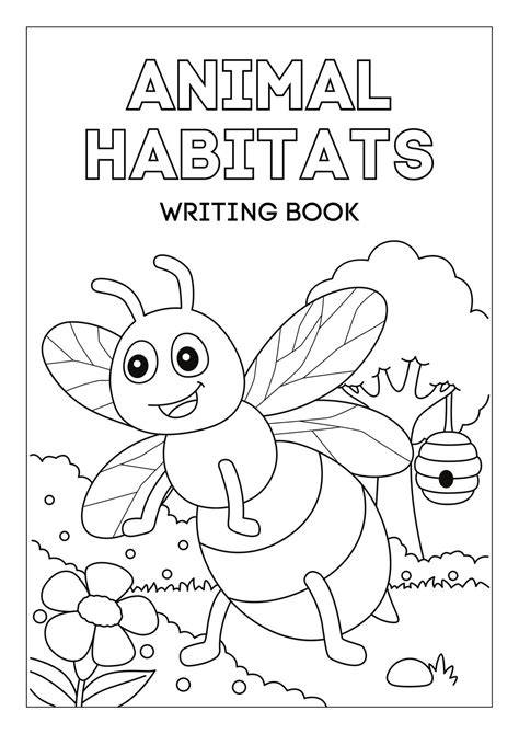 Animal Habitats Printable Worksheets Book Sorting Animals Kindergarten