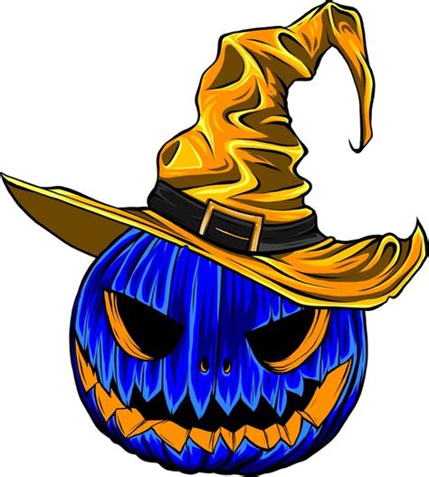 Premium Vector Halloween Pumpkin Icon Vector Autumn Symbol Flat Design Halloween Scary Pumpkin