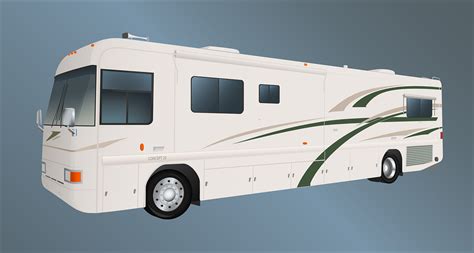 mobile home bus travel  vector graphic  pixabay