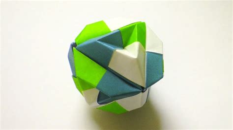 折り紙 くす玉の作り方12枚 Origami Kusudamai Youtube