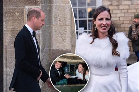 Prince William attends ex-girlfriend Rose Farquhar's wedding