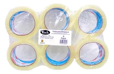 Cinta Transparente Para Empaque 48 Mm X 100 M Tuck MercadoLibre