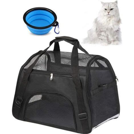 Sac à main de transport pour animaux coleur de Noir 432819cm Voyager