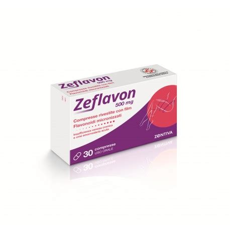 Zentiva Italia Zeflavon 500 Mg 30 Compresse Para Farmacia Bosciaclub