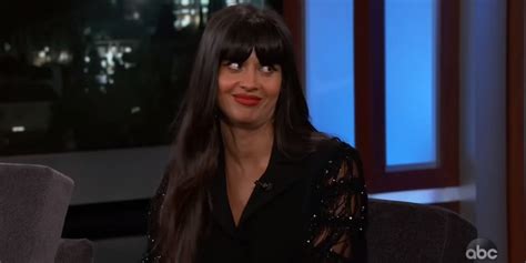 VIDEO: Jameela Jamil Says Ted Danson Almost Killed Her on JIMMY KIMMEL ...