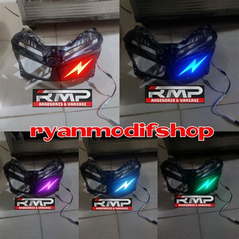 Lampu Alis Lazy Picek Putih Vario New Vario Led Dan