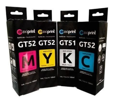 Tinta Maxiprint Compatible Hp Gt51 Gt52 MercadoLibre