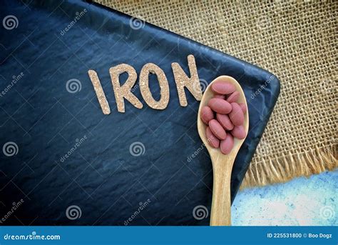 Iron Supplement Pills Stock Photo Image Of Deficiency