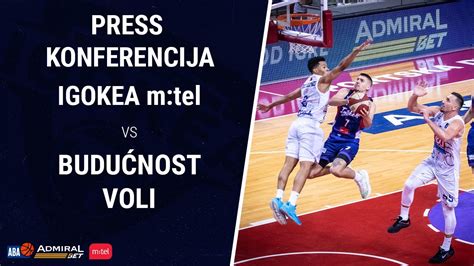 Igokea m tel Budućnost VOLI Press konferencija AdmiralBet ABA liga