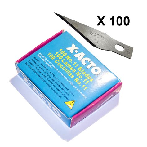 No 11 Bulk Pack Blades For X Acto Knives 100 Box Emergent Safety Supply Ppe Work Gloves