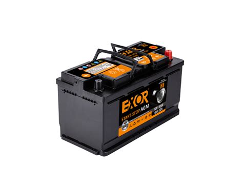 12V 92AH Start Stop AGM Car Battery Manufacturer EXOR Battery