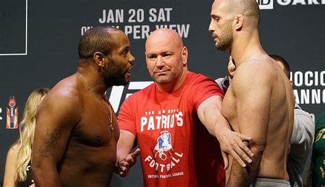 UFC 220 ceremonial weigh-in video highlights, photos from Boston