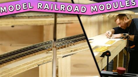 How To Build A Modular Model Railroad Benchwork YouTube