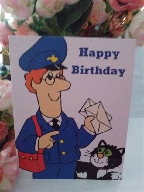 Postman Pat Birthday Greetings Card 1990s Vintage Postman Pat Etsy