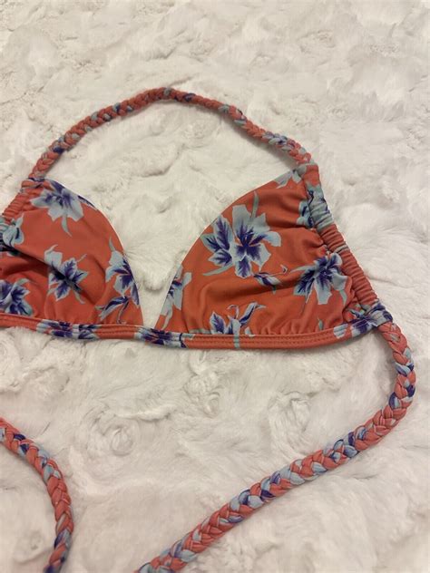 Acacia Swimwear Tassel Braided Bikini Top In Vintage Gem