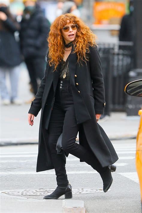 NATASHA LYONNE on the Set of Russian Doll, Season 2 in New York 03/16