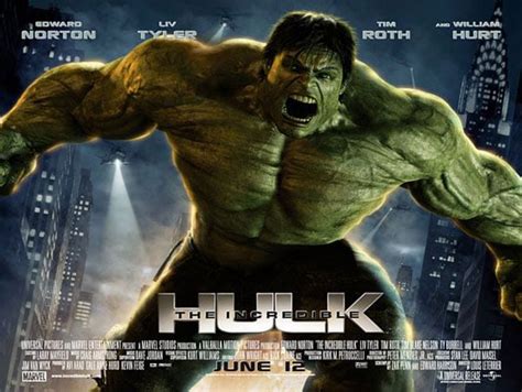 Cartel De La Pel Cula El Incre Ble Hulk Foto Por Un Total De