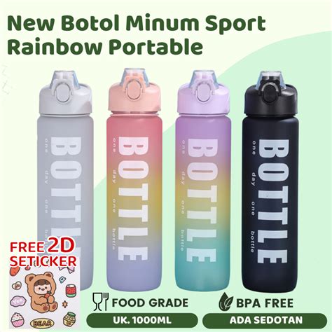 Jual Botol Minum Tritan 1 Liter Viral Botol Time Tritan Import Asli