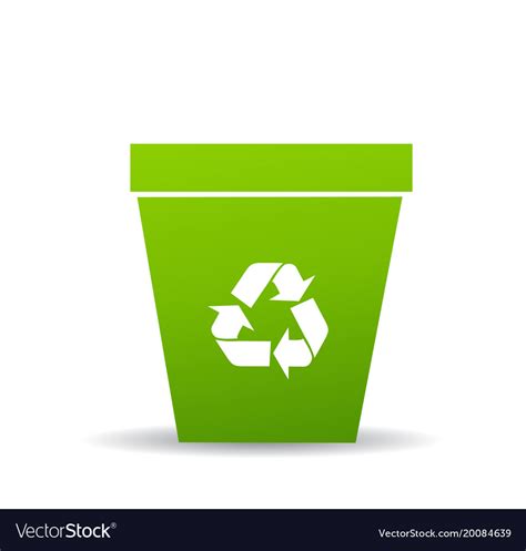 Recycle Bin Royalty Free Vector Image Vectorstock