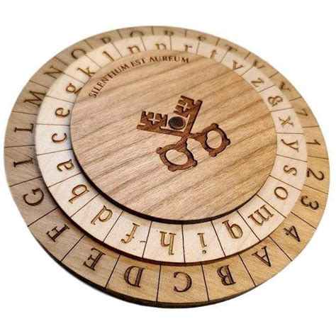 Alberti Cipher Wheel - Escape Room Secret Decoder Disk