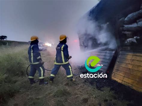 Un Cami N Que Transportaba Carb N Se Incendi En La Dormida Estaci N