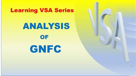 Stock Analysis GNFC Learning VSA YouTube