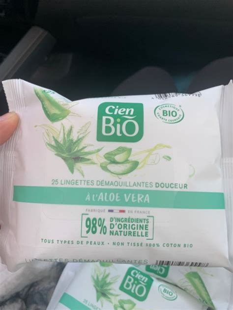 Cien Bio Lingettes D Maquillantes Douceur L Aloe Vera Inci Beauty