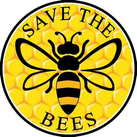 Amazon Jr Studio X Inch Round Save The Bees Sticker Anti