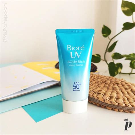 Bioré UV Aqua Rich Watery Essence Sunscreen Review Sunscreen